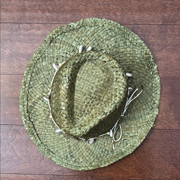 Panama Jack Women’s Outback Drifter Straw Sun Hat with Shell Hatband, OSFM - Picture 12 of 15